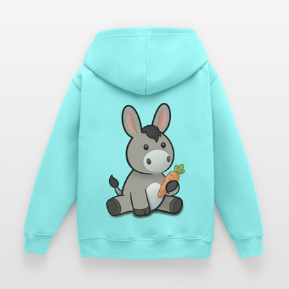 der-kleine-esel-kinder-hoodie - Pfefferminze
