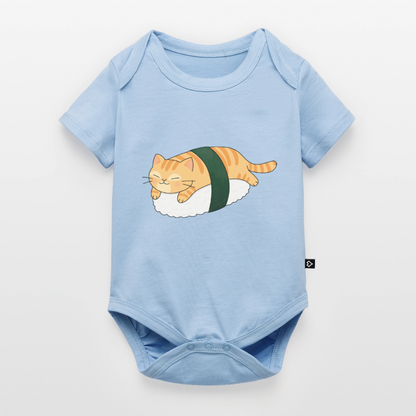 Sushi-Cats-Nigiri-baby-bio-body - Hellblau