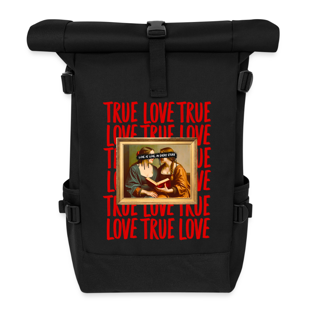 love-is-love-men-unisex-rucksack-22l - Schwarz