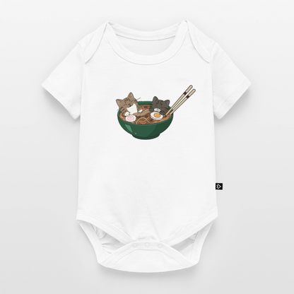 Sushi-Cats-ramen-baby-bio-body - Weiß