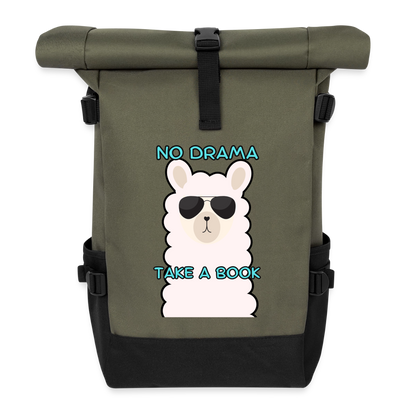 no-drama-unisex-rucksack-22l - Olive/Schwarz