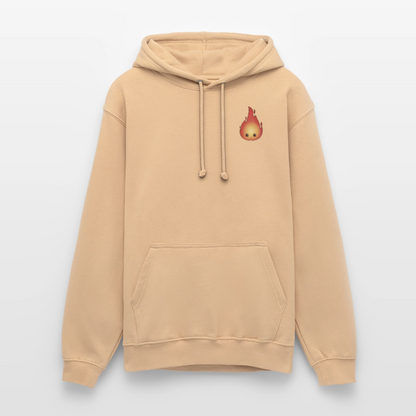 Kleiner.buecherdrache.unisex.hoodie - Pfirsich