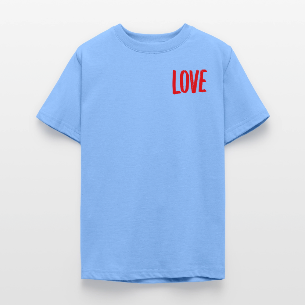 love.is.love.men.teenager.shirt - Himmelblau
