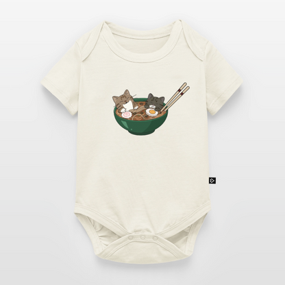 Sushi-Cats-ramen-baby-bio-body - Naturweiß