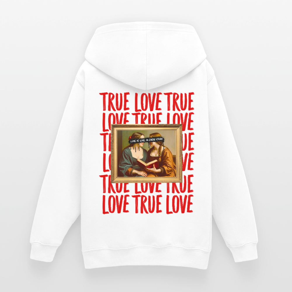 love.is.love.women.unisex.hoodie - Weiß