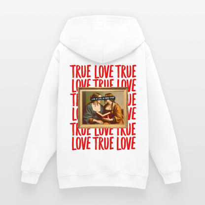love.is.love.women.unisex.hoodie - Weiß