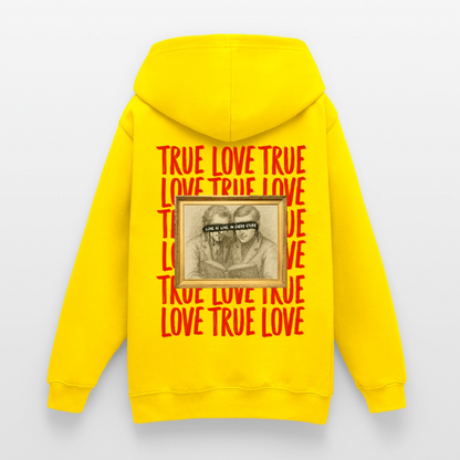 love.is.love.men.unisex.hoodie - Gelb