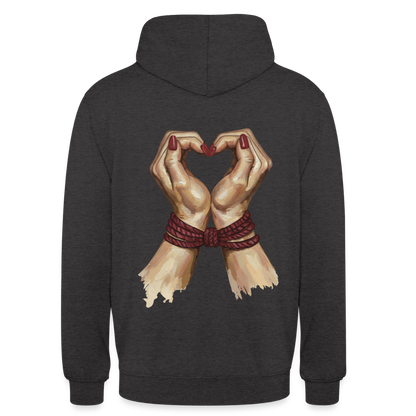 bound.by.Love.unisex.hoodie - Anthrazit