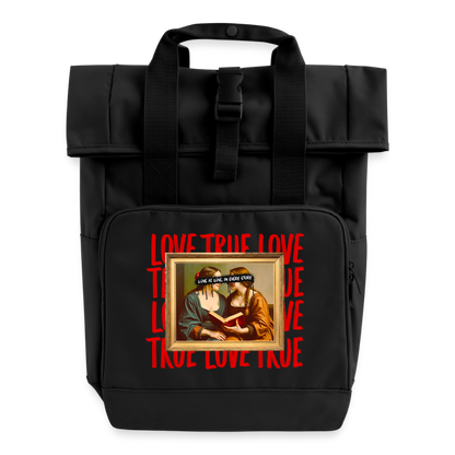 love-is-love-women-unisex-rucksack-14l - Schwarz