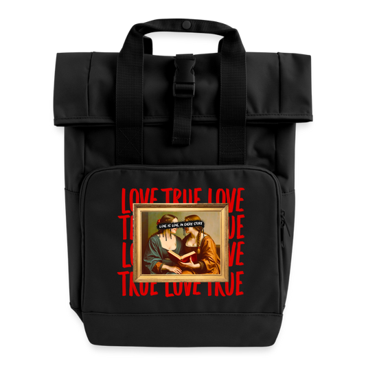 love-is-love-women-unisex-rucksack-14l - Schwarz