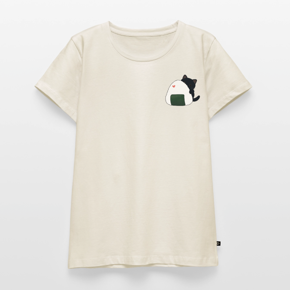 Sushi-Cats-Onigiri-frauen-shirt - Naturweiß