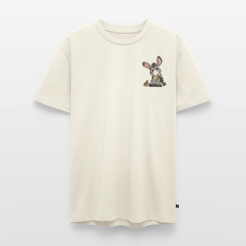 der-kleine-esel-classic-männer-shirt-pocket - Naturweiß