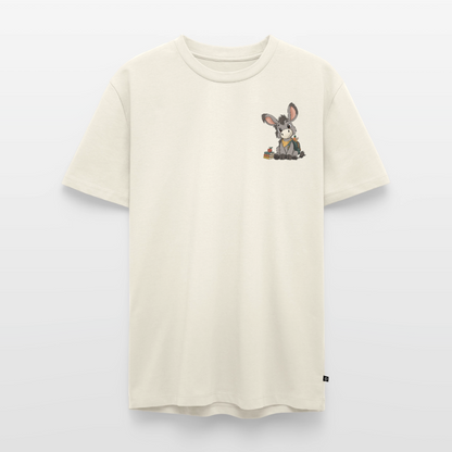 der-kleine-esel-classic-männer-shirt-pocket - Naturweiß