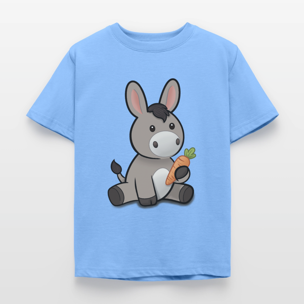 der-kleine-esel-kinder-t-shirt - Himmelblau