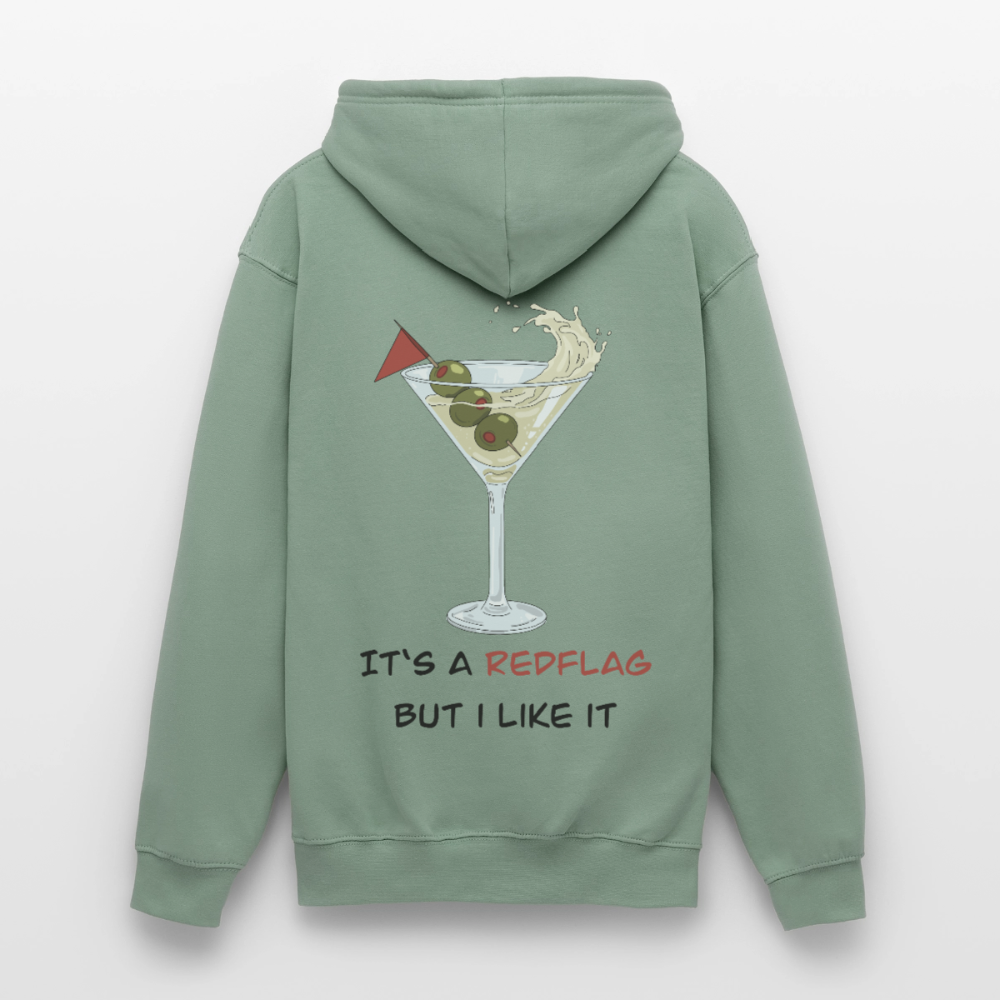 Its.a.Red.Flag.but.I.like.it.unisex.hoodie - Graugrün