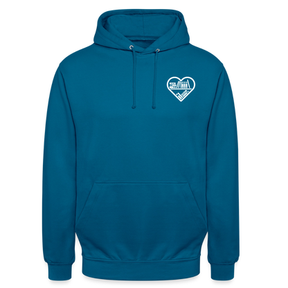 buchverliebt-unisex-hoodie - Tiefseeblau 