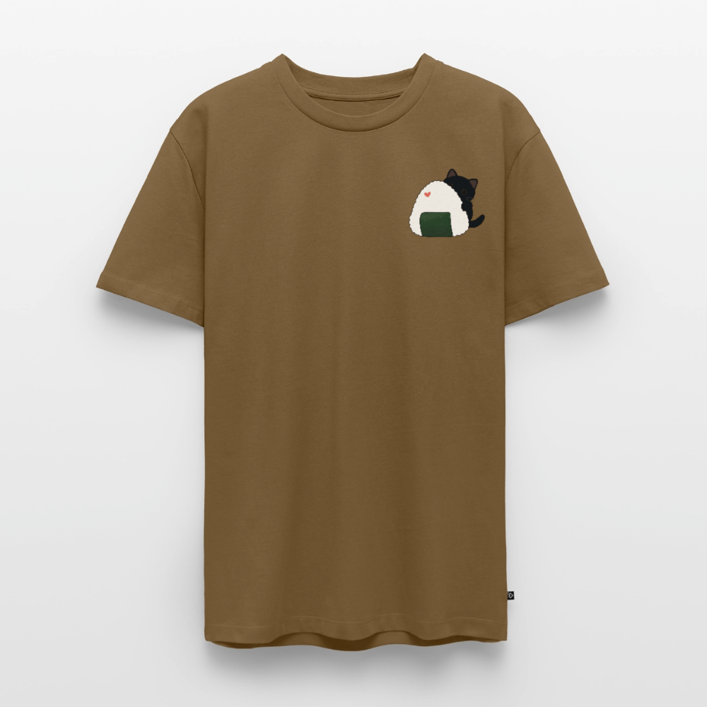 Sushi-Cats-Onigiri-männer-shirt - Nussbraun