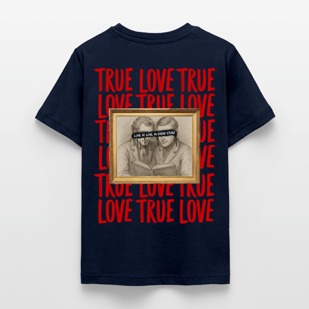 love.is.love.men.teenager.shirt - Navy