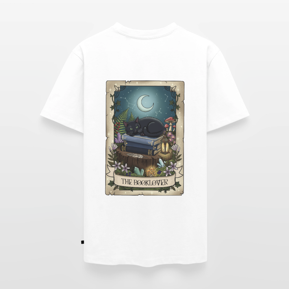 Tarotkarten-Booklover-männer-shirt - Weiß