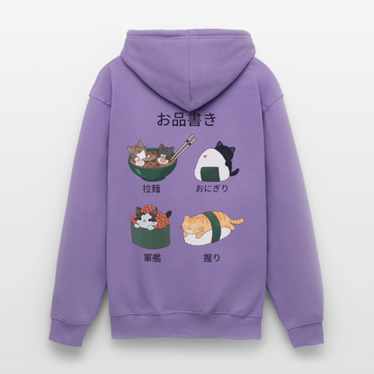 Sushi-Cats-unisex-hoodie - Lavendel