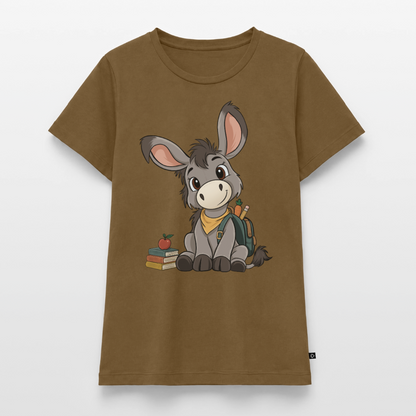 der-kleine-esel-classic-frauen-shirt - Nussbraun