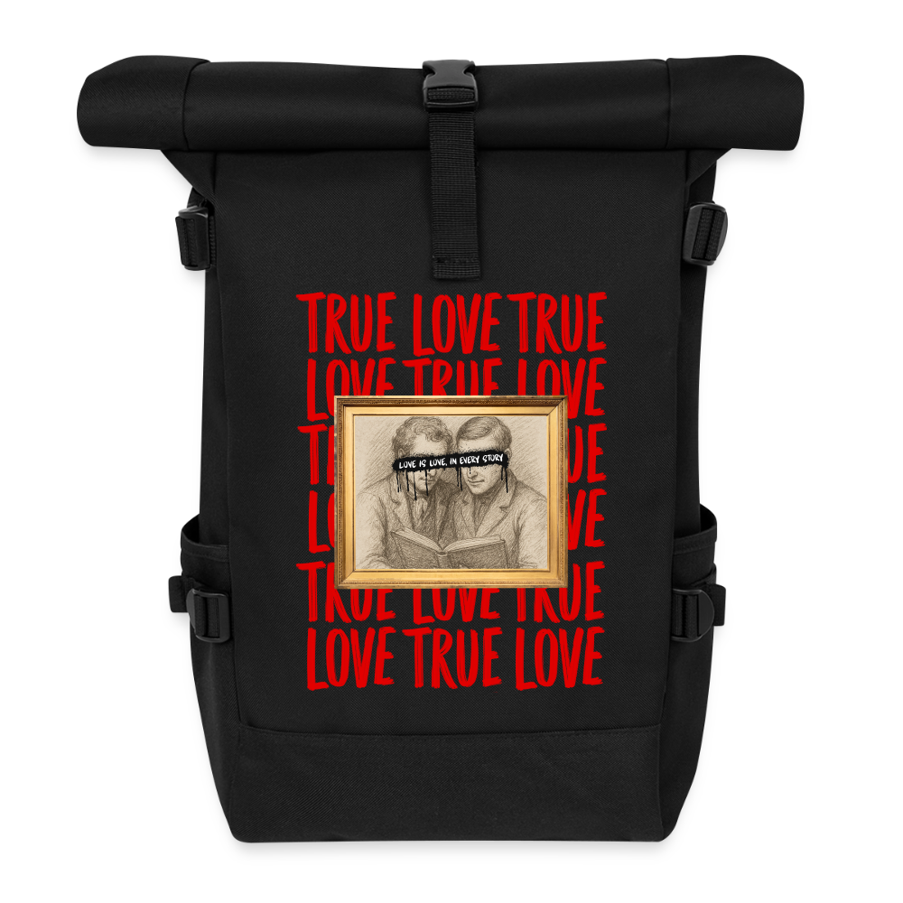 love-is-love-men-unisex-rucksack-22l - Schwarz