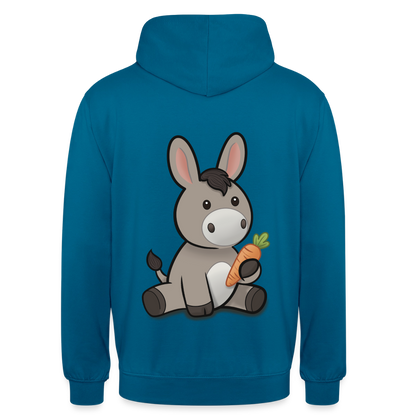 der-kleine-esel-unisex-hoodie - Tiefseeblau 