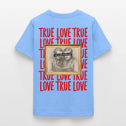 love.is.love.men.teenager.shirt - Himmelblau