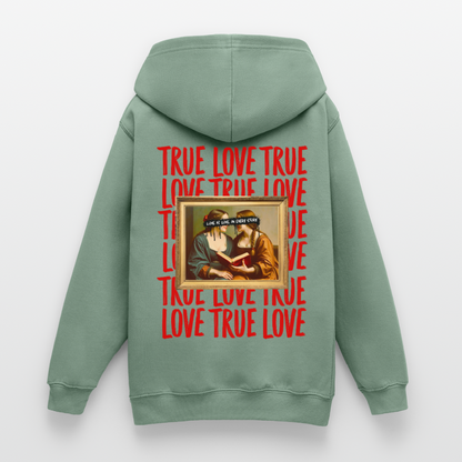 love.is.love.women.unisex.hoodie - Graugrün