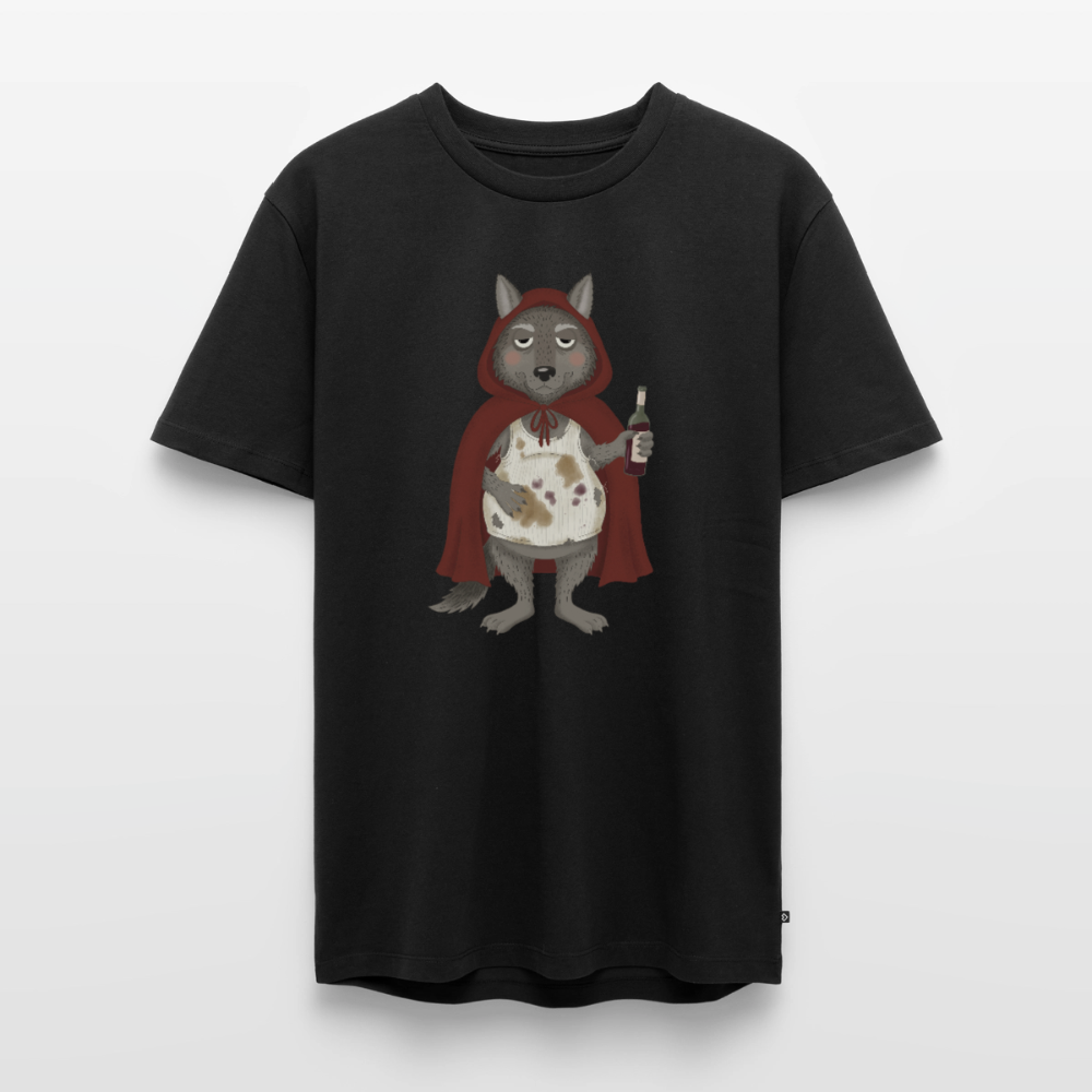 Der.asozial.wolf.männer.shirt - Schwarz