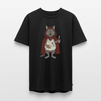 Der.asozial.wolf.männer.shirt - Schwarz