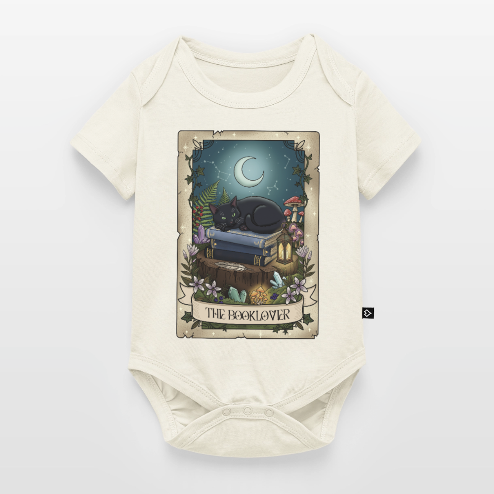 Tarotkarten-Booklover-baby-bio-body - Naturweiß
