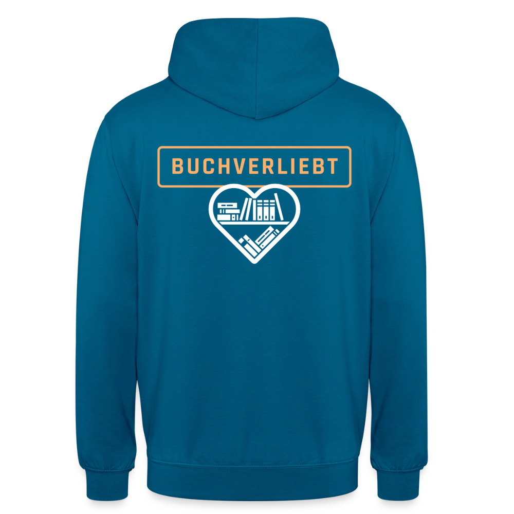 buchverliebt-unisex-hoodie - Tiefseeblau 