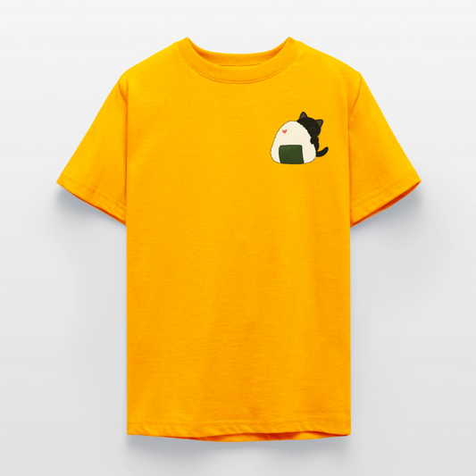 Sushi-Cats-Onigiri-teenager-kinder-t--shirt - Gold