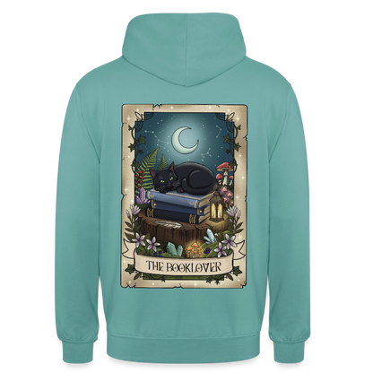 Tarotkarten-Booklover-unisex-hoodie - Pastelltürkis