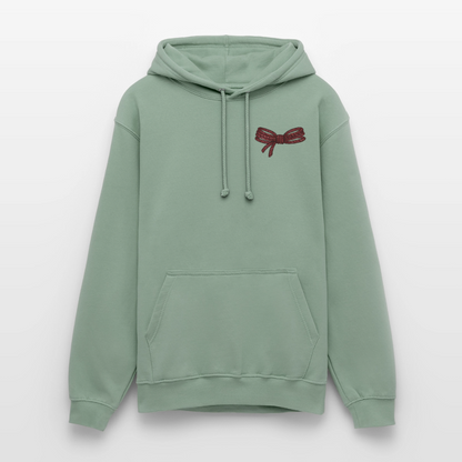 bound.by.Love.unisex.hoodie - Graugrün