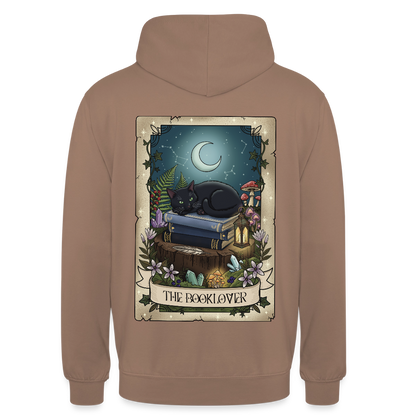 Tarotkarten-Booklover-unisex-hoodie - Mokka