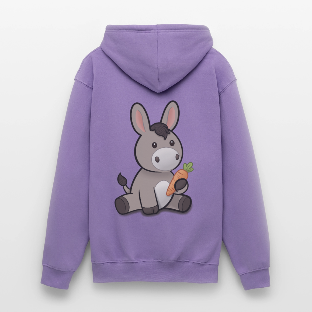 der-kleine-esel-unisex-hoodie - Lavendel