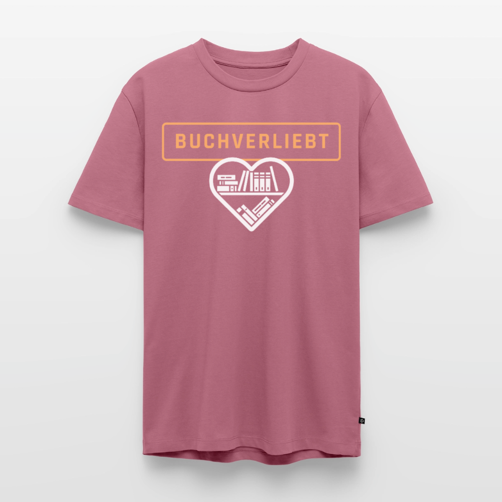 buchverliebt-männer-shirt - Mauve