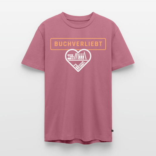 buchverliebt-männer-shirt - Mauve