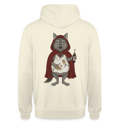 der.asoziale.wolf.unisex.hoodie - Vanille-Milchshake