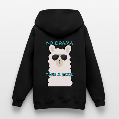 no-drama-teenager-hoodie - Schwarz