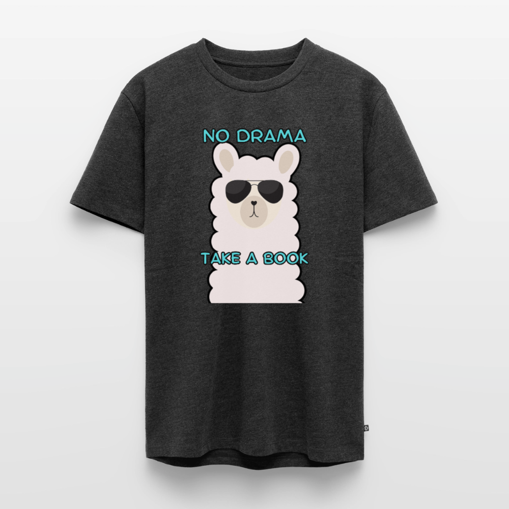 no-drama-männer-shirt - Anthrazit meliert