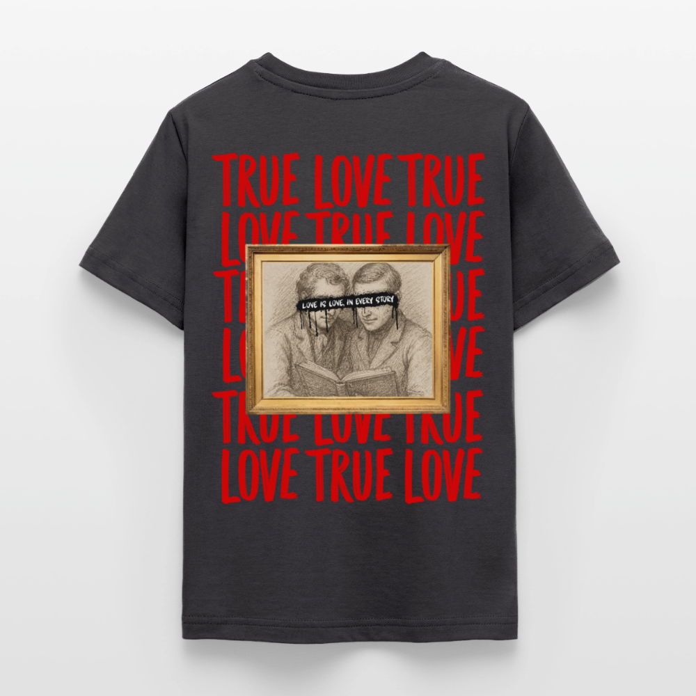 love.is.love.men.teenager.shirt - Dunkelgrau