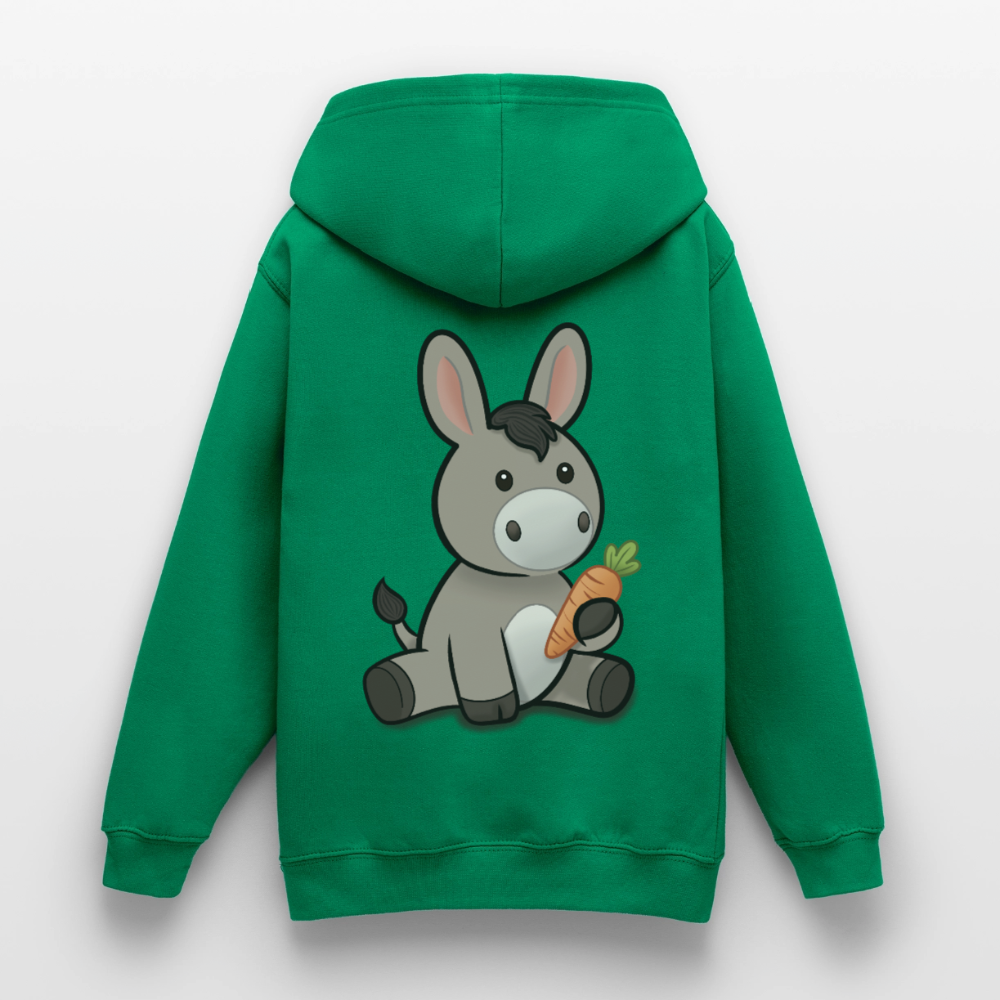 der-kleine-esel-teenager-hoodie - Kelly Green
