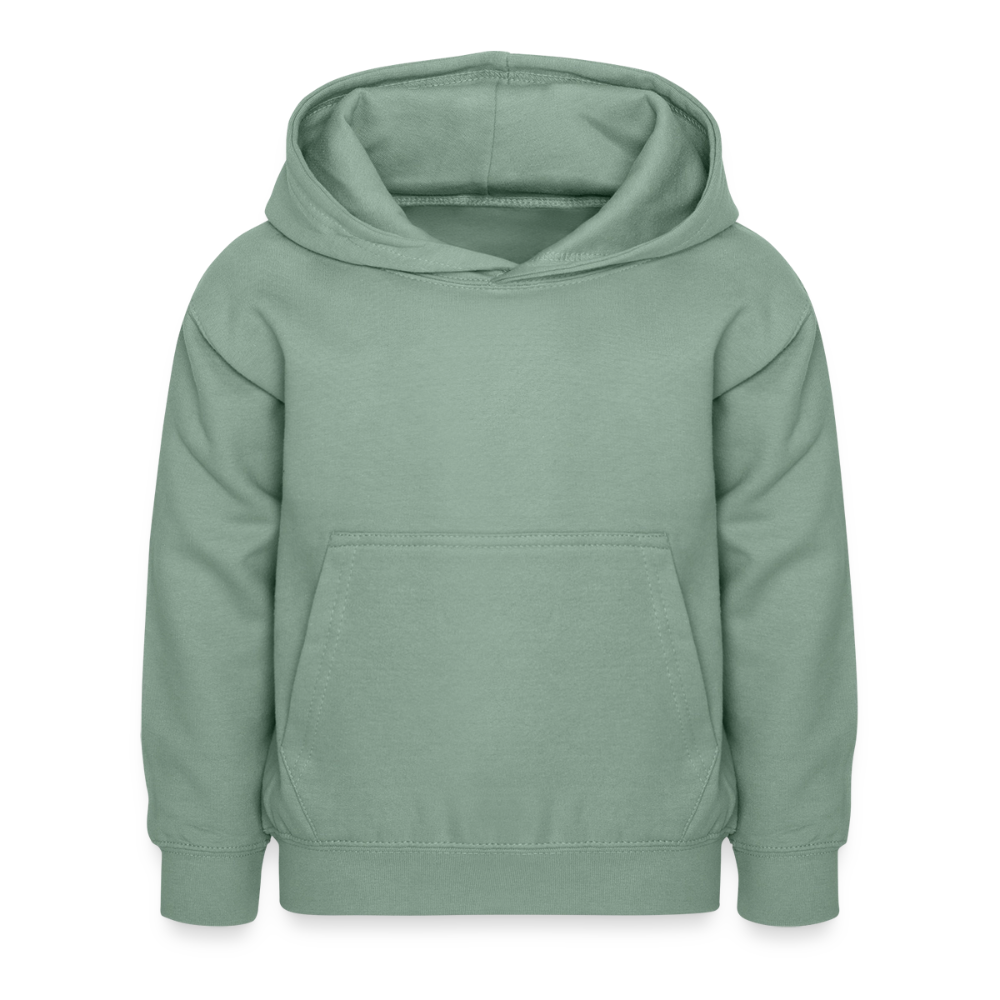 Kleiner.Delfin .große.Welle.supercool.kinder.hoodie - Graugrün