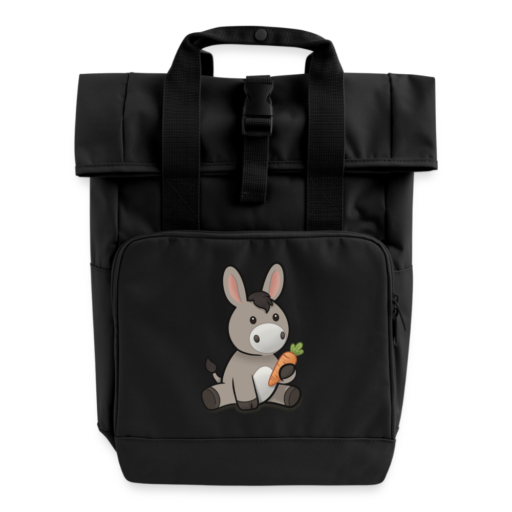 der-kleine-esel-unisex-rucksack-14l - Schwarz