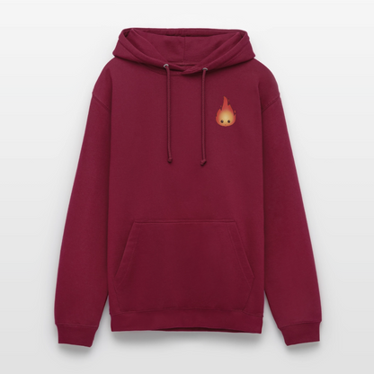 Kleiner.buecherdrache.unisex.hoodie - Bordeaux