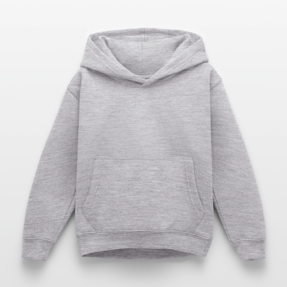der-kleine-esel-classic--kinder-hoodie - Hellgrau meliert