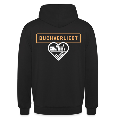 buchverliebt-unisex-hoodie - Schwarz